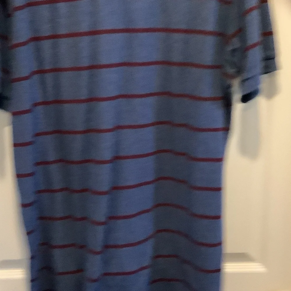 Polo by Ralph Lauren‎ Men's Blue and Red Striped Polo, XL